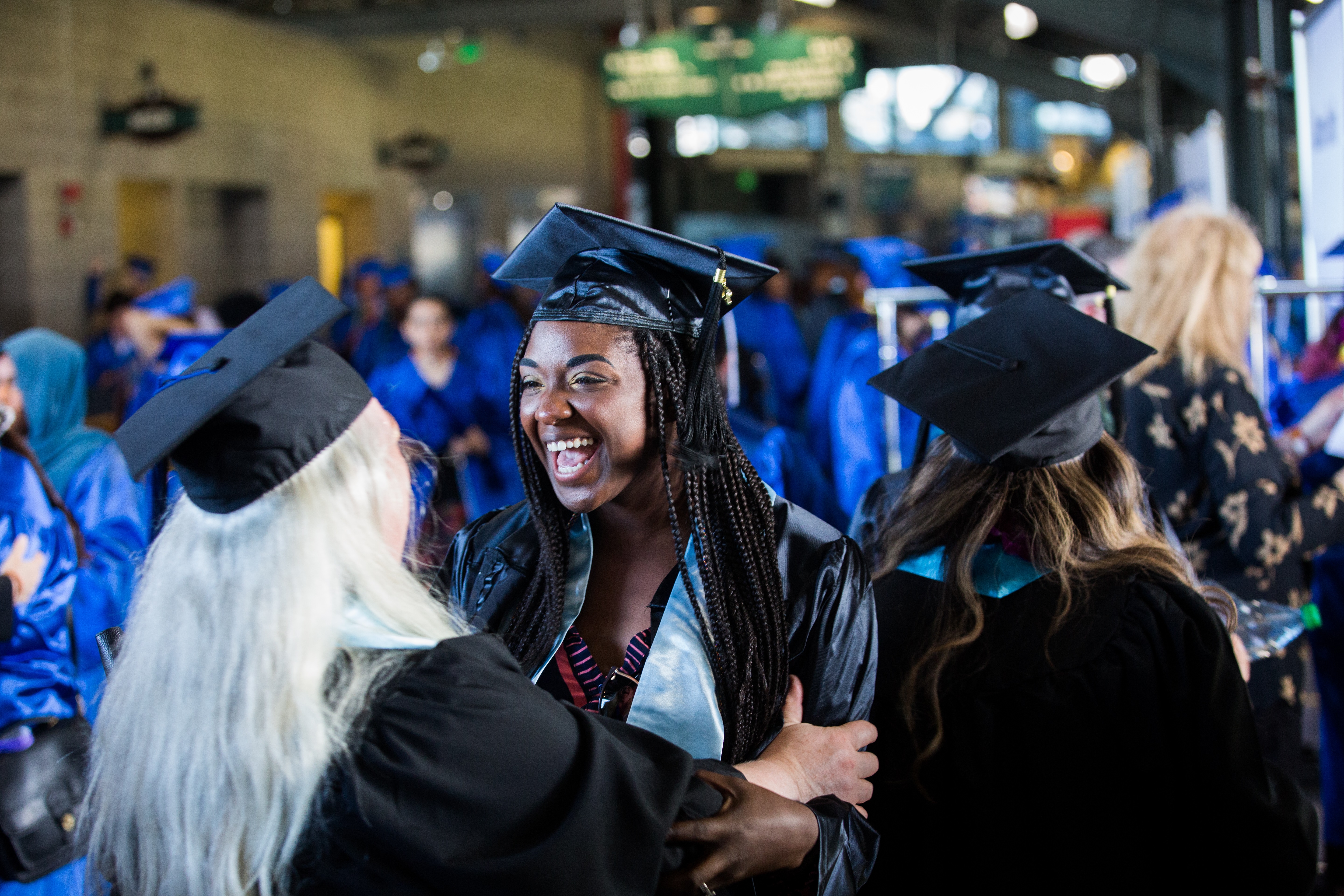 SSC Graduates celebrate. 