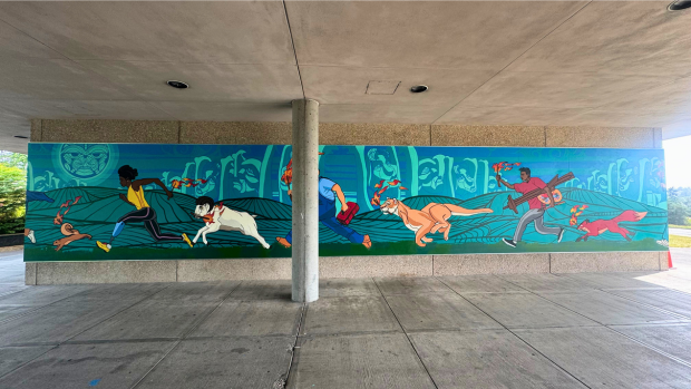 Mural at South Seattle College
