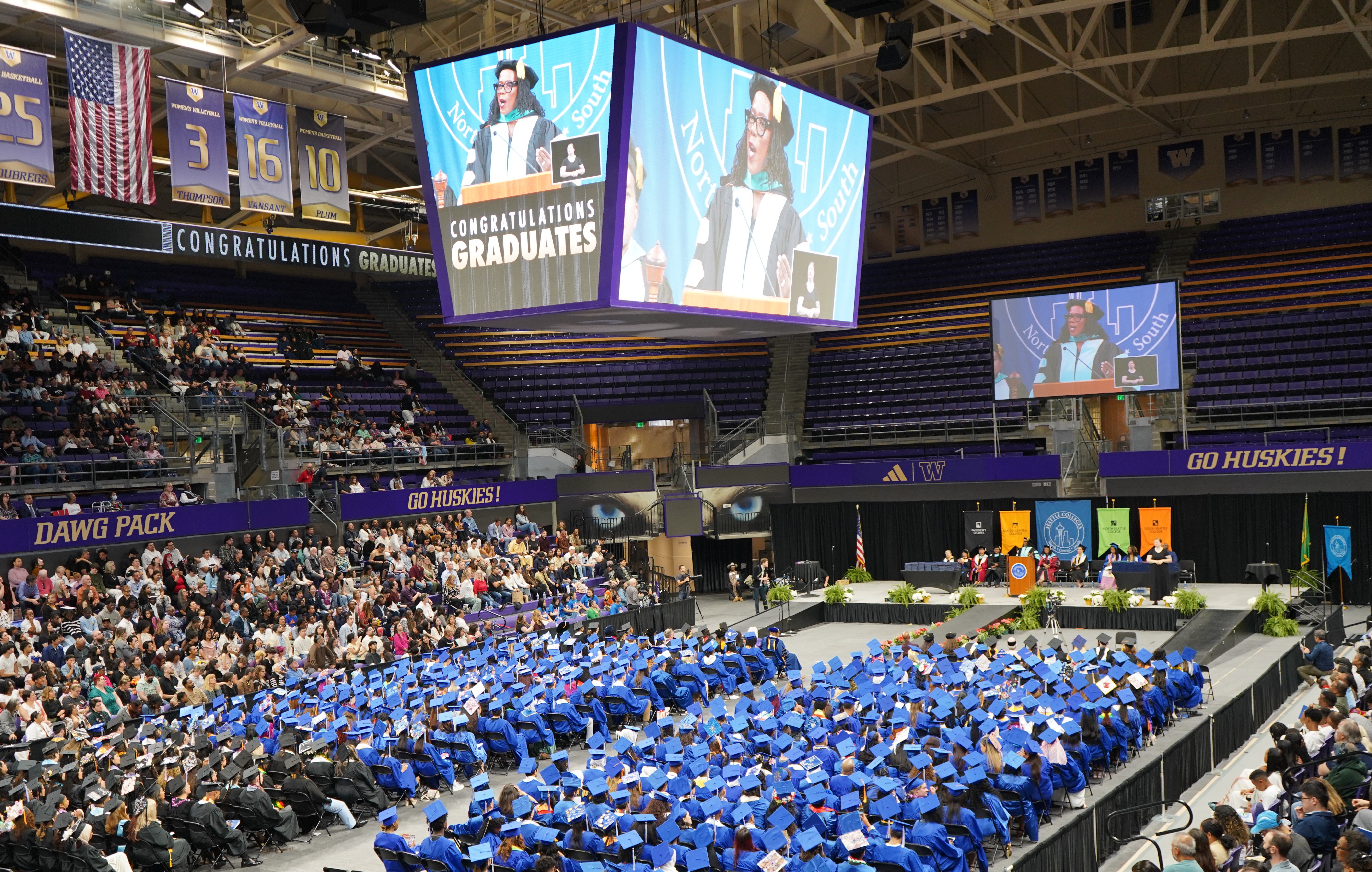 Commencement 2025 at UW Alaska Airlines Arena 