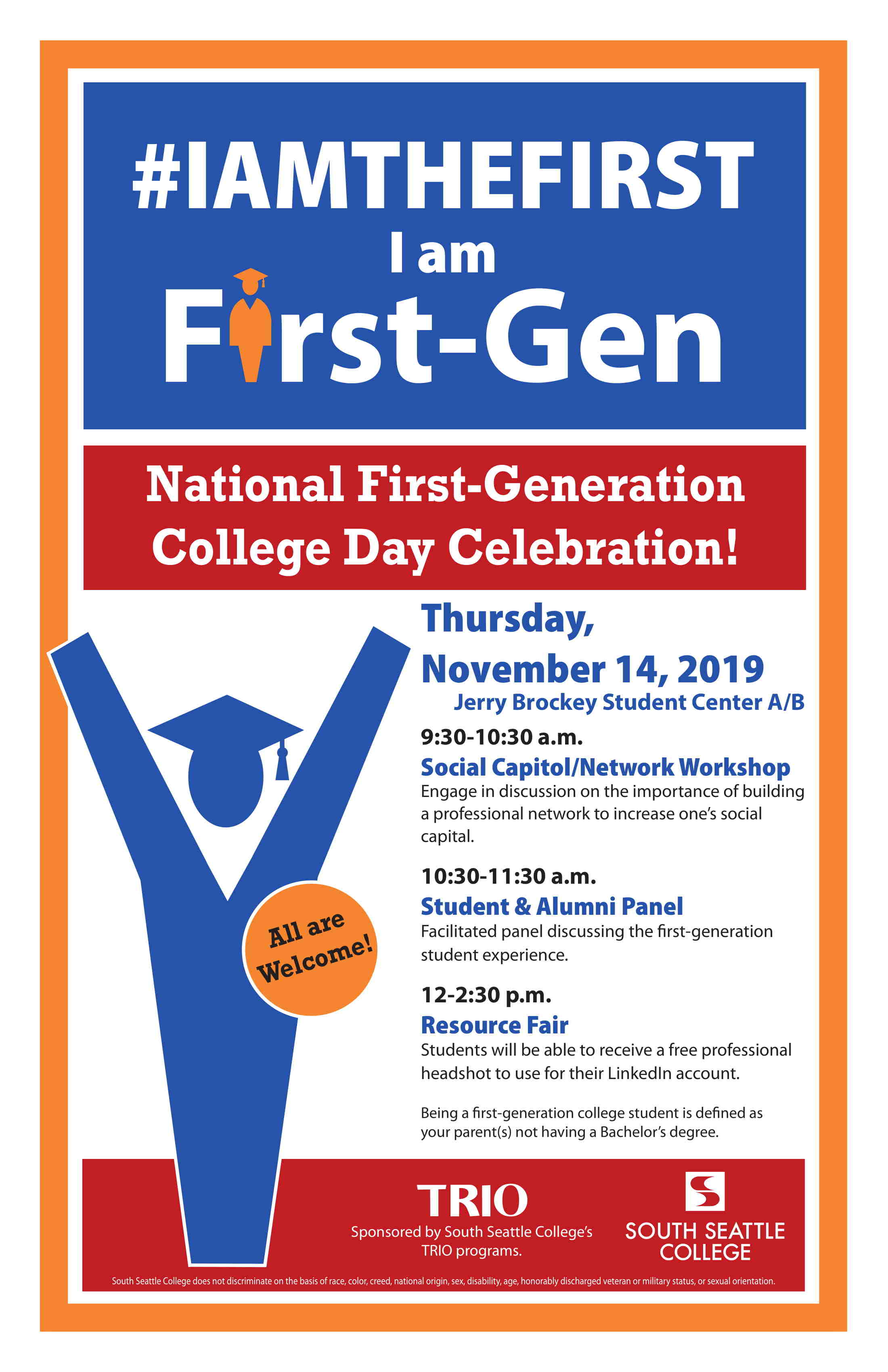 First Gen Celebration Flyer 